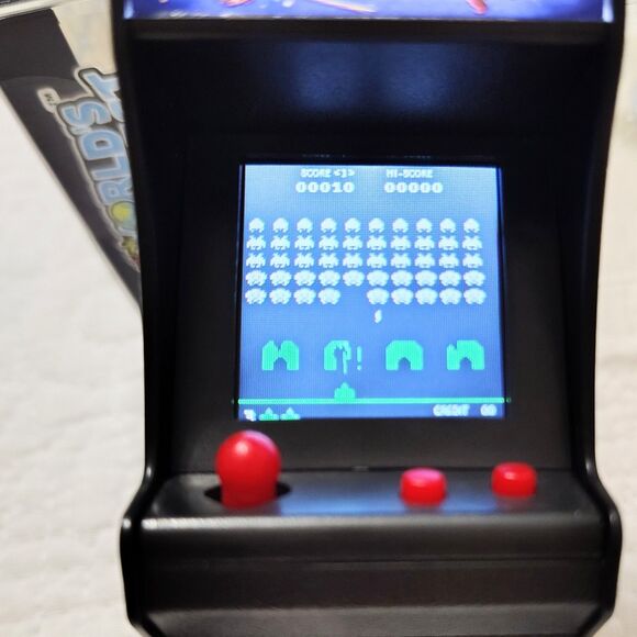 6 X Namco World's Smallest Tiny Arcade Galaxian Ms Pac-Man Space Invaders Galaga - Picture 10 of 13